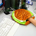 Every Cold Office Needs a Cheeseburger Hand Warming Mouse Pad