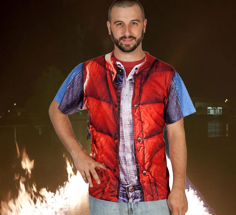 Marty McFly Vest Costume T-Shirt