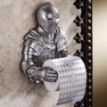 This Medieval Knight Toilet Paper Holder Will Protect Your TP While You're Away
