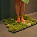 This Moss Shower Mat Lets You Dry Your Feet On Natural Living Moss When Exiting The Shower