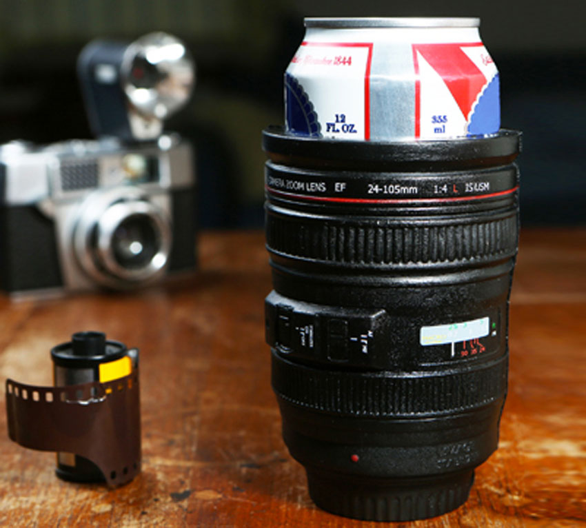 Camera Lens Koozie