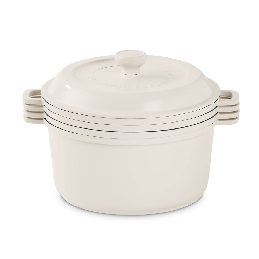 Dash Stacks nested cream cookware pot