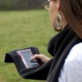Phone Scarf With Window - Phone Holding Scarf