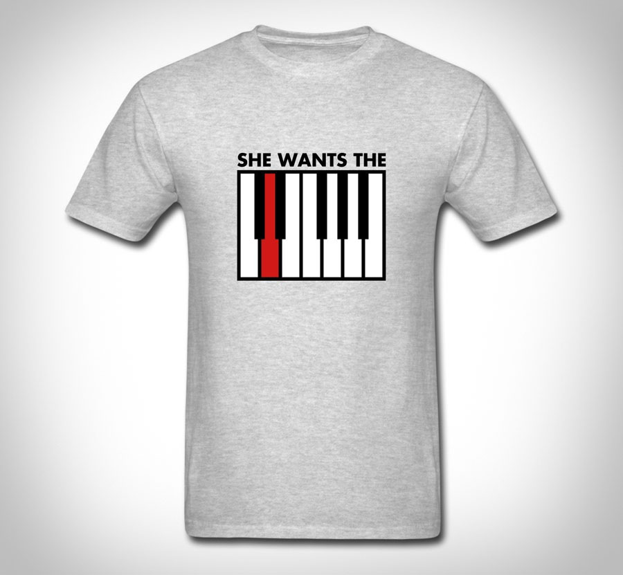 She Wants The D Piano T-Shirt