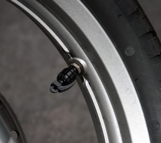 Grenade Shaped Tire Valve Caps