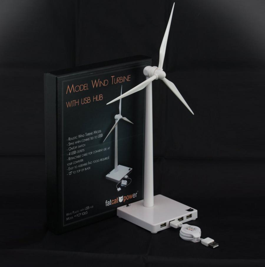 USB Powered Mini Desktop Wind Turbine
