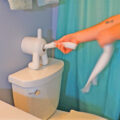 This Dog Butt Toilet Paper Dispenser Might Just Help You Use Less Toilet Paper