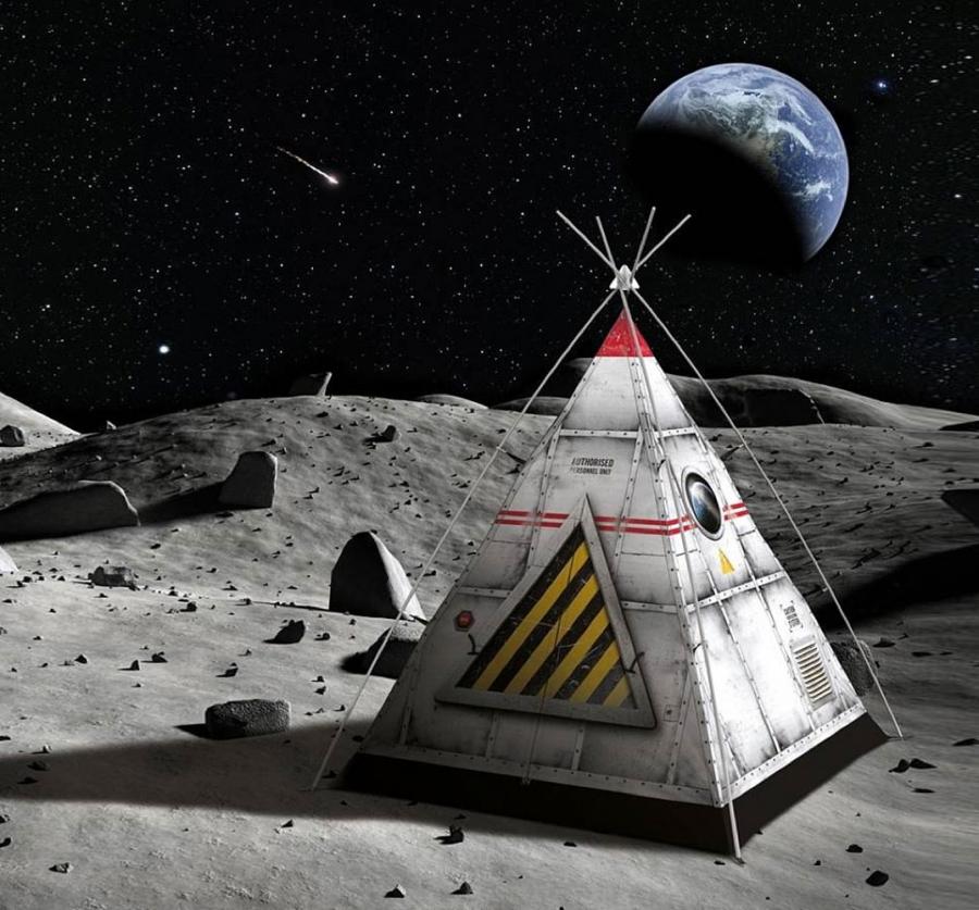 Spaceship Camping Tent For Kids