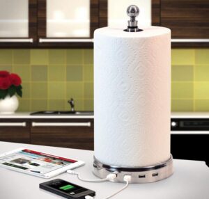 TowlHub: Paper Towel USB Charger Hub