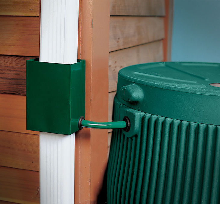 Gutter Downspout Diverter For Rain Barrel