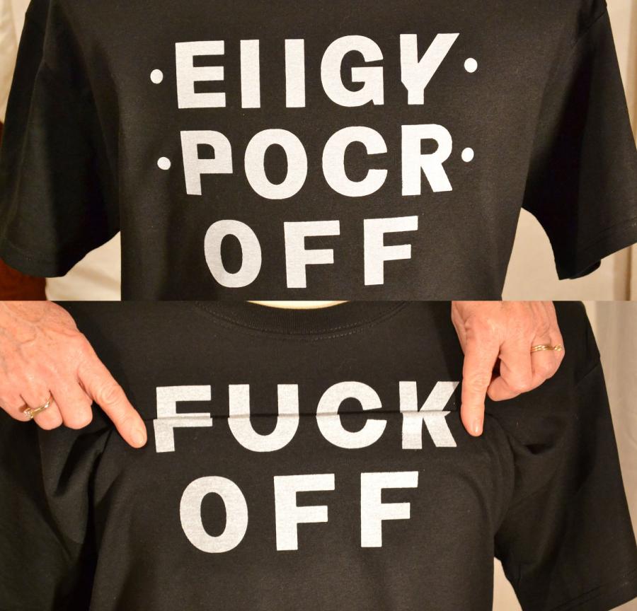 Hidden Message Fuck Off T-Shirt