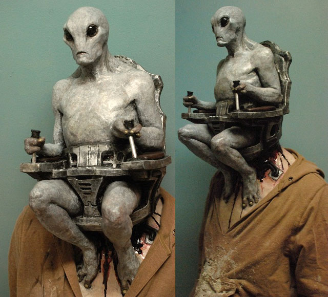 Alien Mind Control Halloween Mask