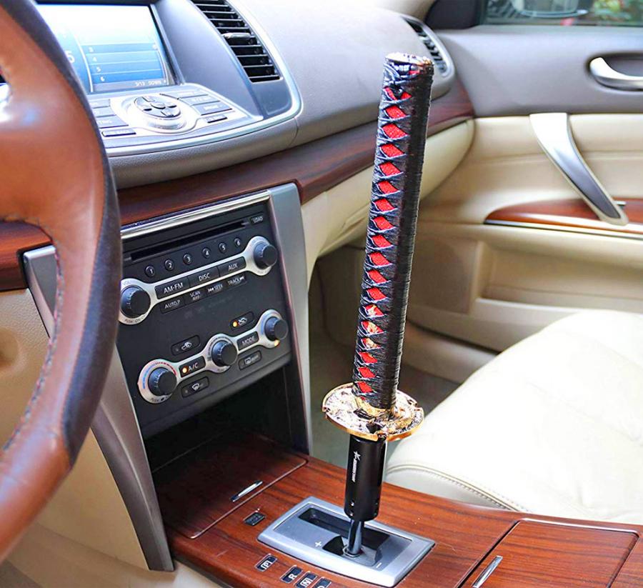 This Samurai Sword Gear Stick Shifter Is The Only Proper Way For a Ninja To Drive