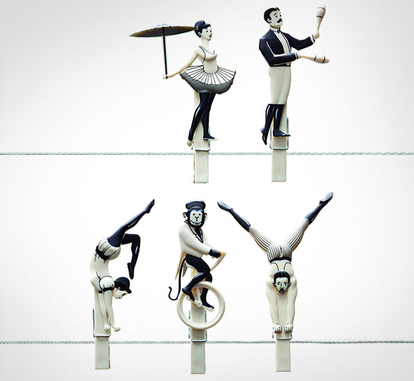 Circus People Clothes Pins
