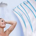 This Genius Shower Curtain Space Extender Gives You More Room While Showering