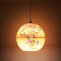 People Are Now Turning Their Old Globes Into Pendant Lights, and They Look Pretty Awesome