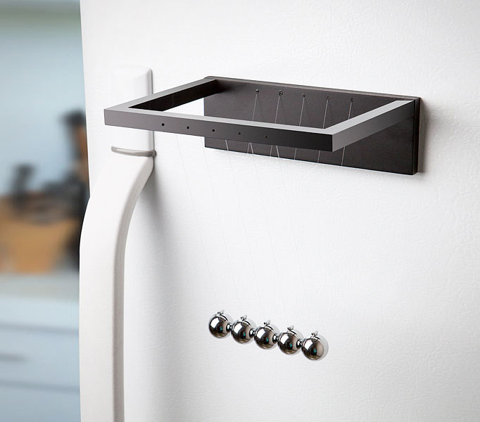 Newton's Cradle Fridge Magnet