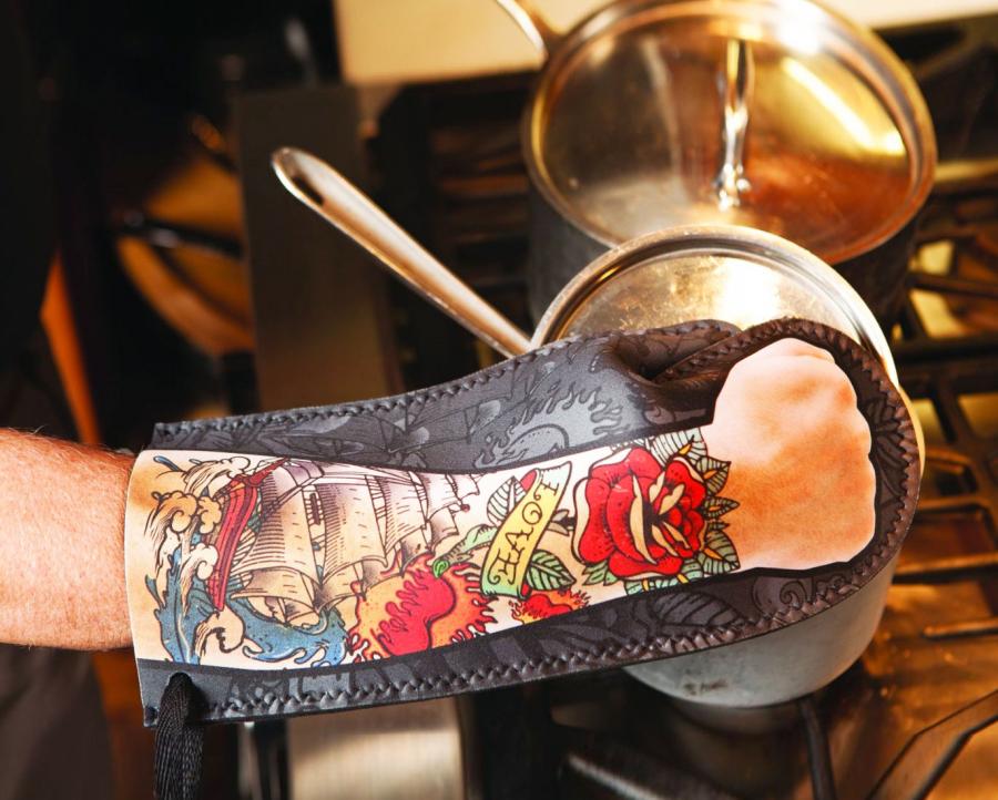 Tattooed Arm Oven Mitt