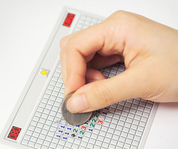 Minesweeper Scratch Off Card