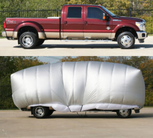 There's an Inflatable Hail Protector For Your Vehicle When You Need To Park Outside
