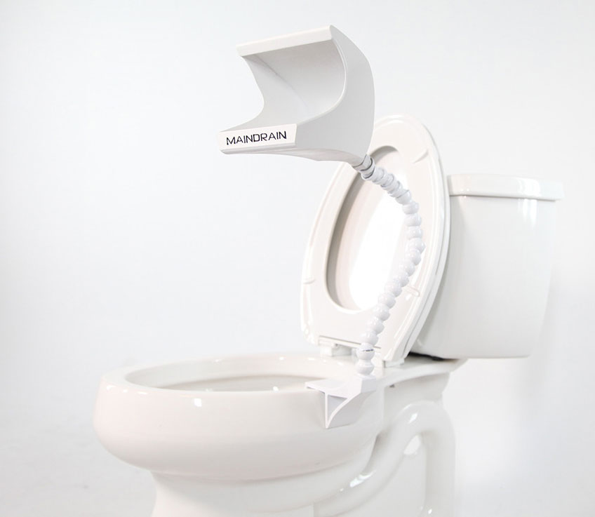 Main Drain: A Urinal Attachment For Your Toilet