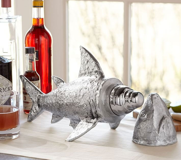 Shark Shaped Cocktail Shaker