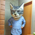 I Need One Of These Giant Super-Realistic Cat Head Masks In My Life