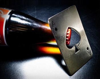 Playing Card Bottle Opener