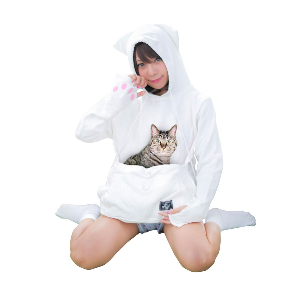 This Hoodie Has a Giant Front Pocket For You To Carry Your Dog or Cat In