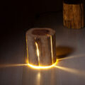 These Incredible Log Lamps Are Made From Old Salvaged Logs