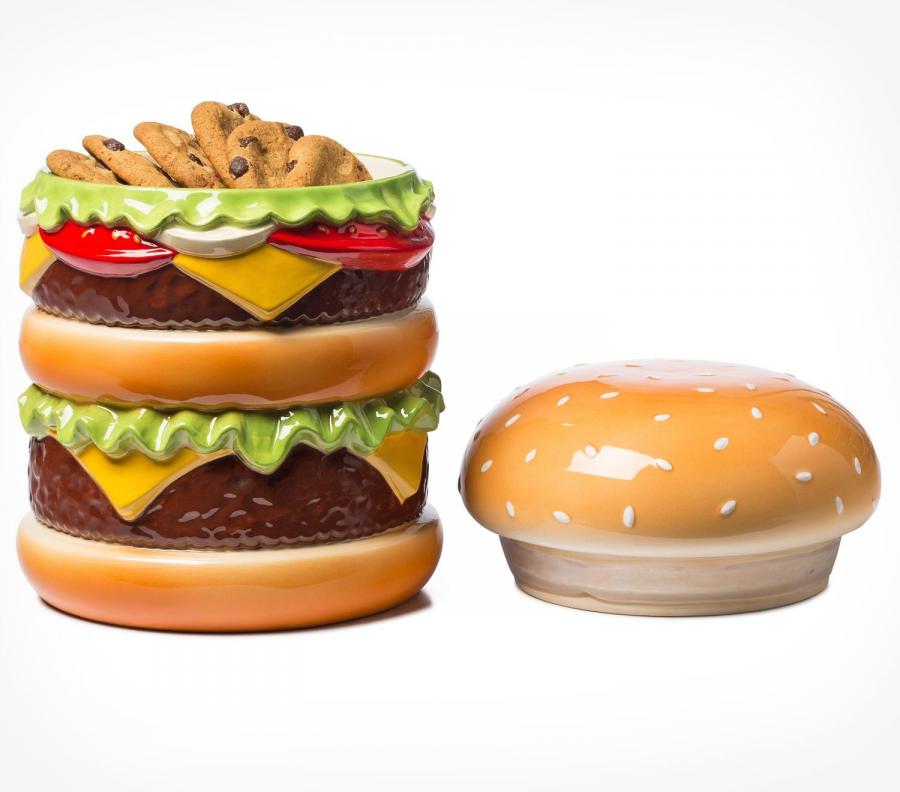 Cheeseburger Cookie Jar