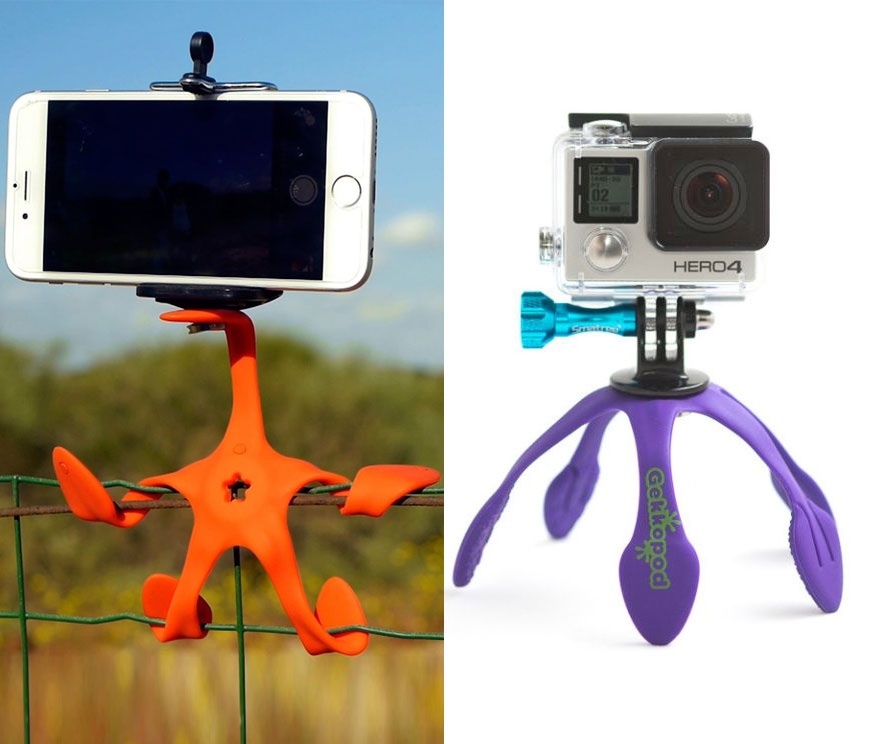 Gekkopod: A Multi-Functional Flexible Mount For Your Phone or Camera