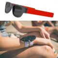 Slapsee Sunglasses Slap Onto Your Wrist Like The 90s Slap Bracelets