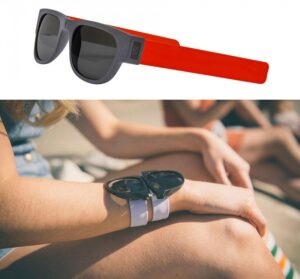 Slapsee Sunglasses Slap Onto Your Wrist Like The 90s Slap Bracelets