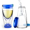 Vino2Go Double Sided Tumbler Puts Wine On One Side, Ice On The Other