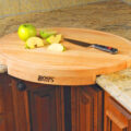 This Beautiful Wooden Corner Cutting Board Attaches Securely To The Corner Of Your Counter