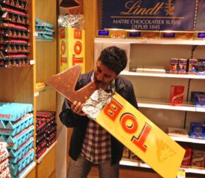 This Giant Toblerone Candy Bar Weighs a Massive 10 Lbs