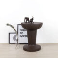 This Giant Cork Pushpin Can Be Used as a Stool Or a Table