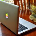 Retro Apple Logo Macbook Decal