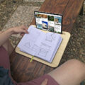 This Tiny LapDesk Holds Your Tablet and Has a Whiteboard