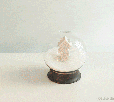 Sugar House: A Sugar Canister That Doubles as a Snow Globe