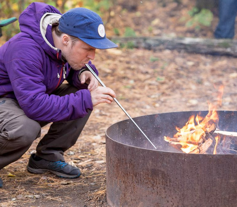 The Pocket Bellows Helps You Blow On Fires From A Distance