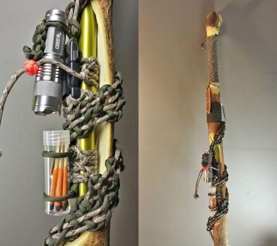 Survival Hiking Stick