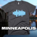 City Skyline Audio Wave T-Shirts