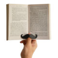 Book Mustache Easily Holds Your Book Open With a Mustache