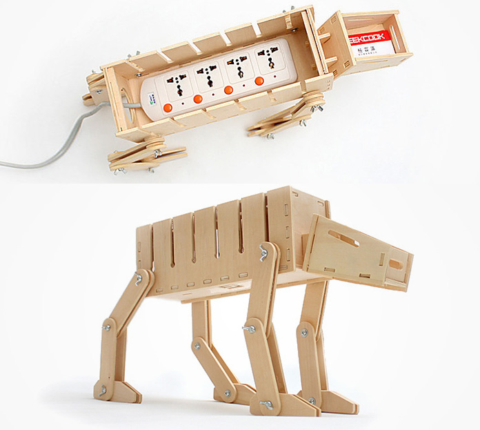 DIY Star Wars AT-AT Cable Organizer and Card Holder
