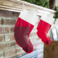 This Santa Stocking Wine Flask Should Be The Only Stocking On Your Fireplace If You Have No Kids