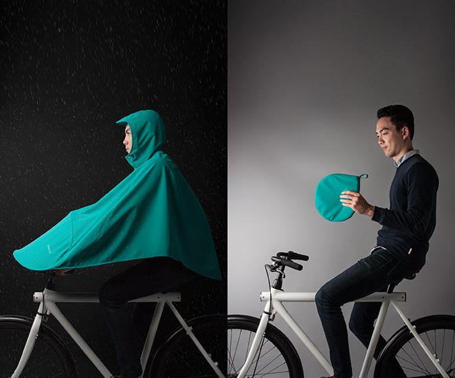 Boncho: A Full Body Poncho For Riding Your Bicycle In The Rain