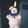 Ghostbusters Stay Puft Marshmallow Man Candle