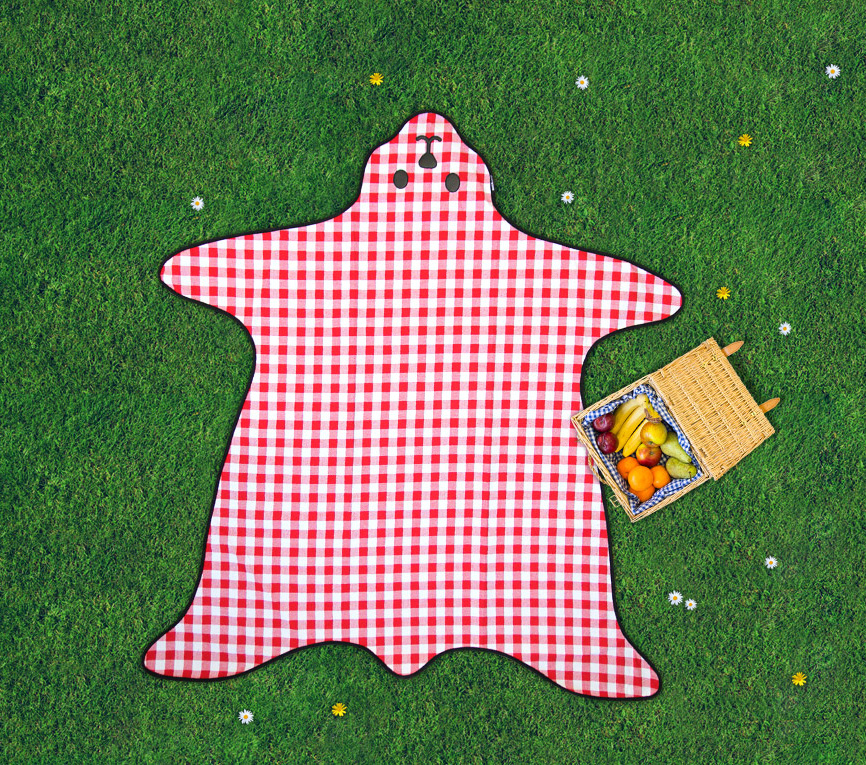 Bear Skin Picnic Blanket